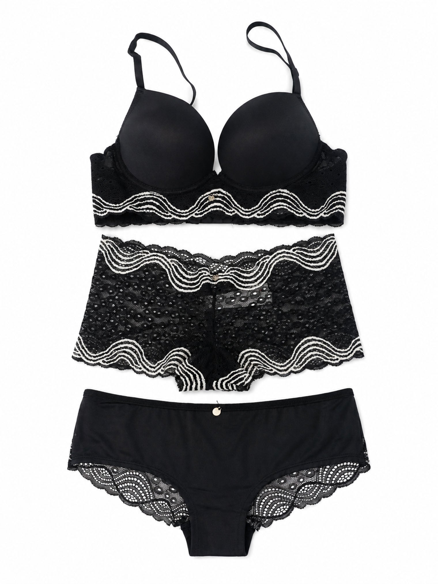 2191 Trio Brasier Hipster Boxer