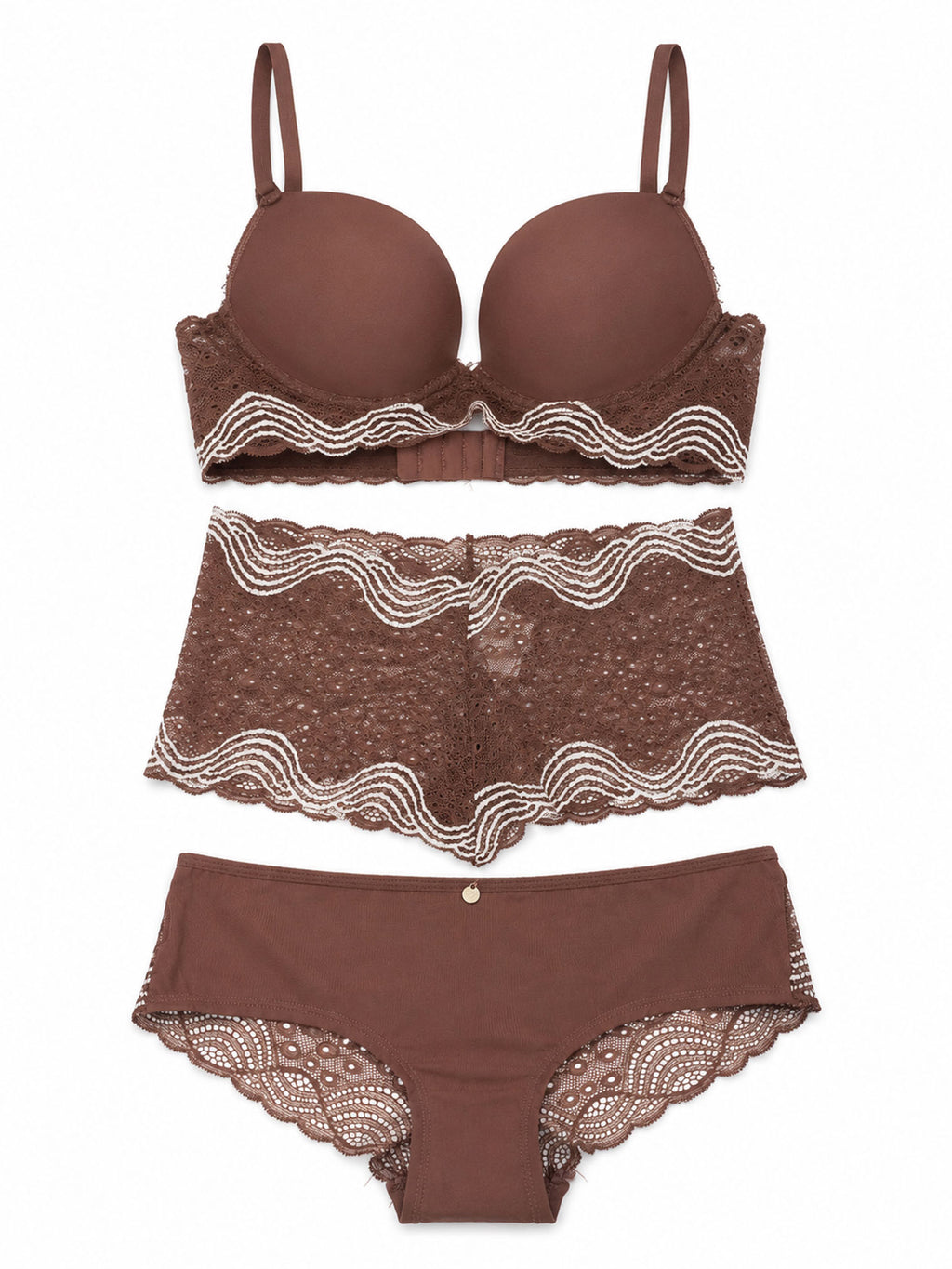 2191 Trio Brasier Hipster Boxer