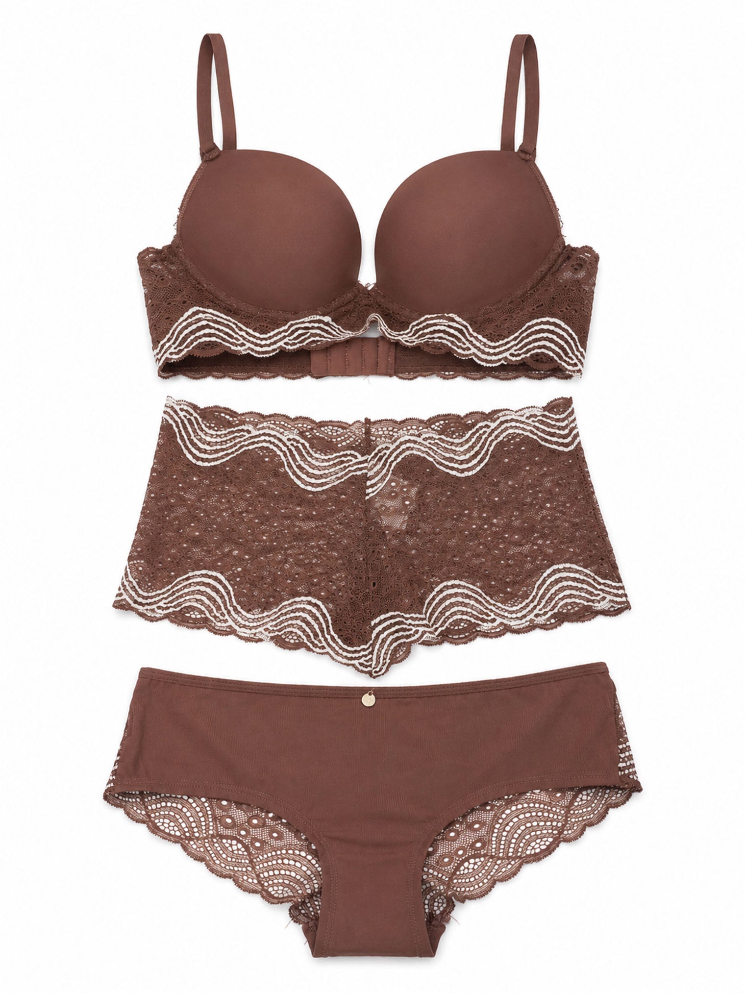 2191 Trio Brasier Hipster Boxer