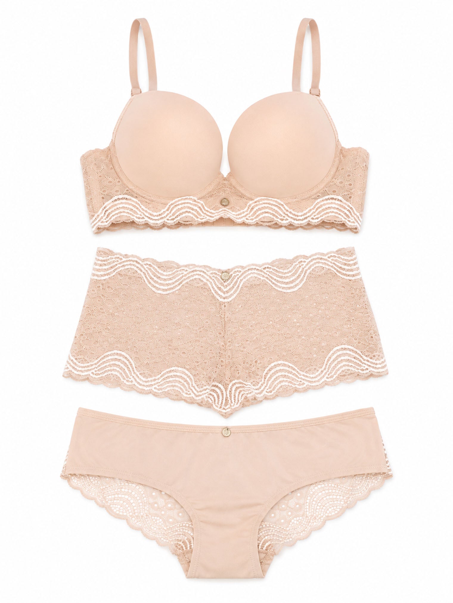 2191 Trio Brasier Hipster Boxer