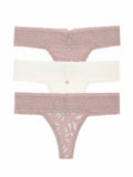 346 Panty con Detalle de Encaje Paqx3