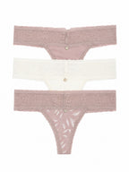 346 Panty con Detalle de Encaje Paqx3