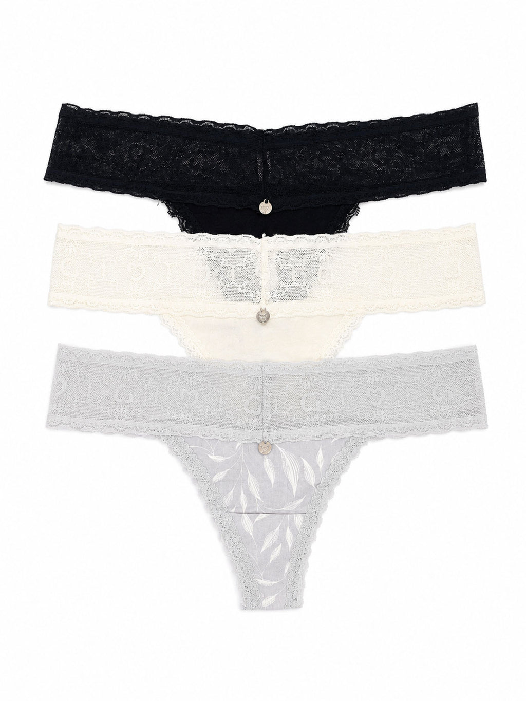 346 Panty con Detalle de Encaje Paqx3