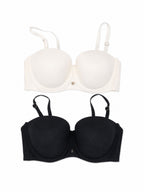 Brasier strapless en microfibra paquete x2