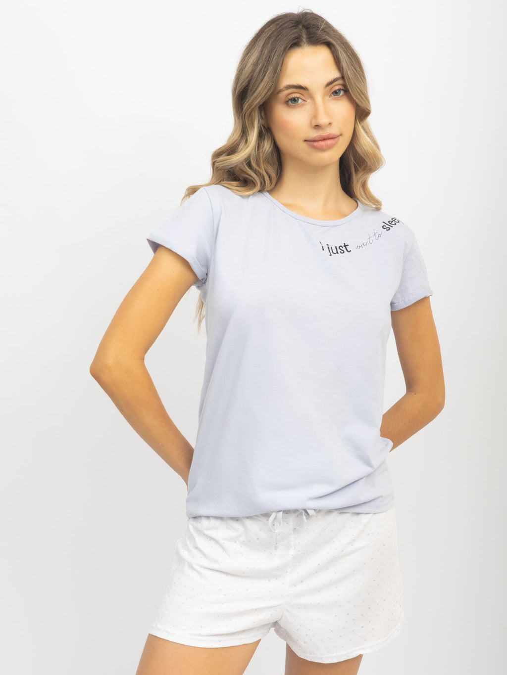 7196 Conjunto de pijama Pantalon Corto