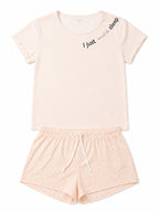 7196 Conjunto de pijama Pantalon Corto