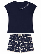 7196 Conjunto de pijama Pantalon Corto