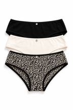 338 Panty Hipster Algodon Paqx3