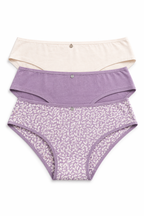 338 Panty Hipster Algodon Paqx3