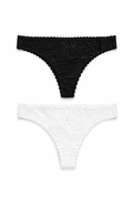 EM105-005 PANTY ENCAJE CORTE LASER PAQX2