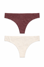 EM105-005 Panty Encaje Corte Laser Paqx2