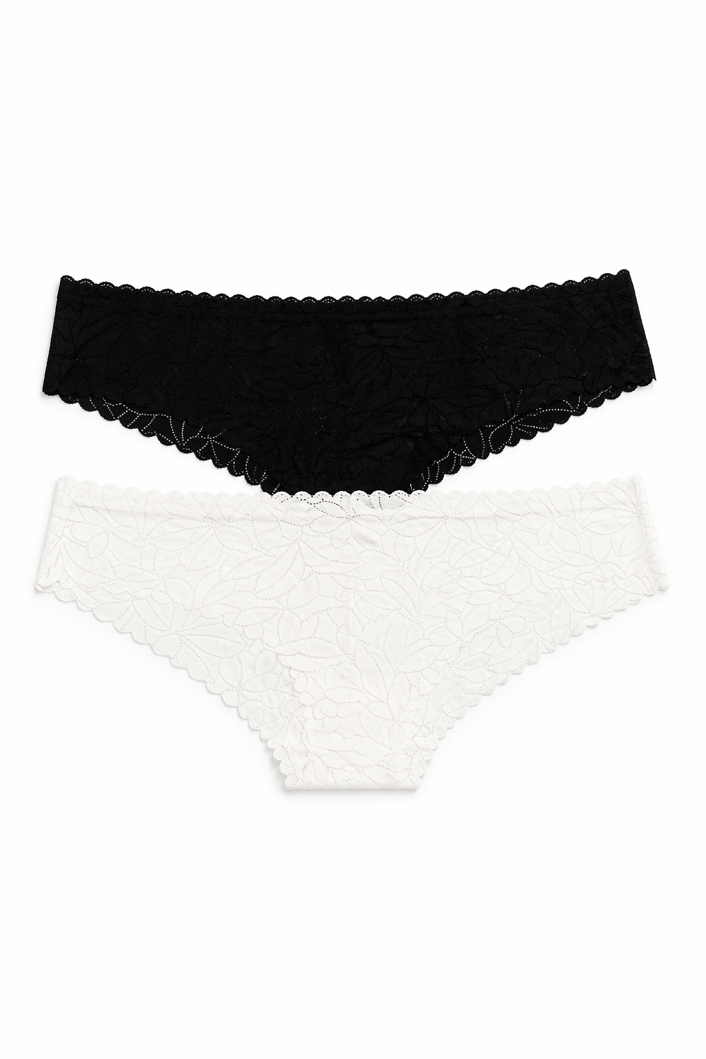 EM105-004 Panty Encaje Corte Laser Paqx2