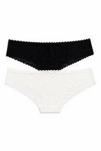 EM105-004 Panty Encaje Corte Laser Paqx2