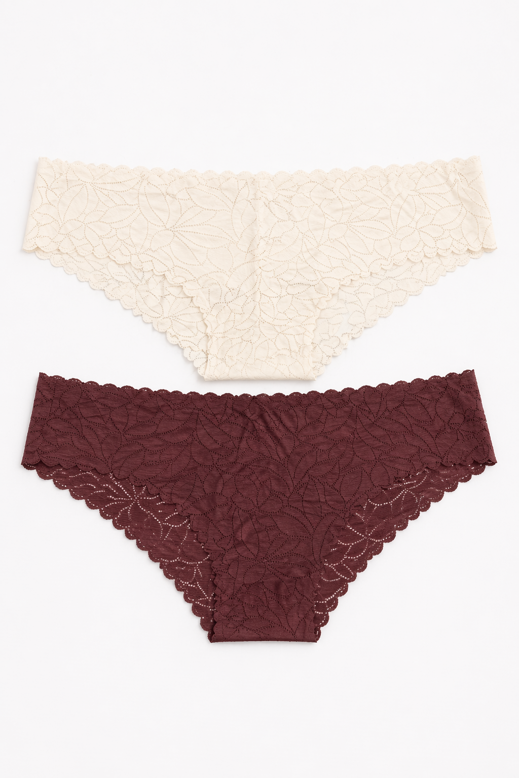 EM105-004 Panty Encaje Corte Laser Paqx2