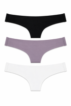 IM106-009 Panty Paqx3 Blanco+lila+negro