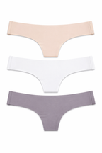 IM106-009 Panty Paqx3 Blanco+lila+negro