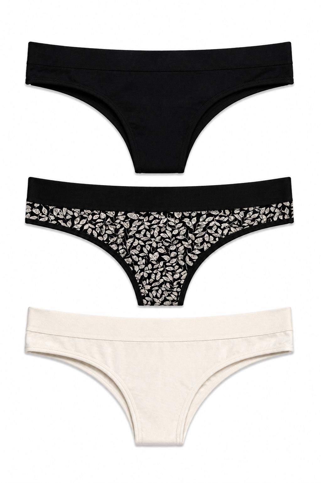 MJ100-060 Panty Algodon Paqx3