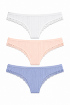MJ100-061 Panty Algodon Paqx3
