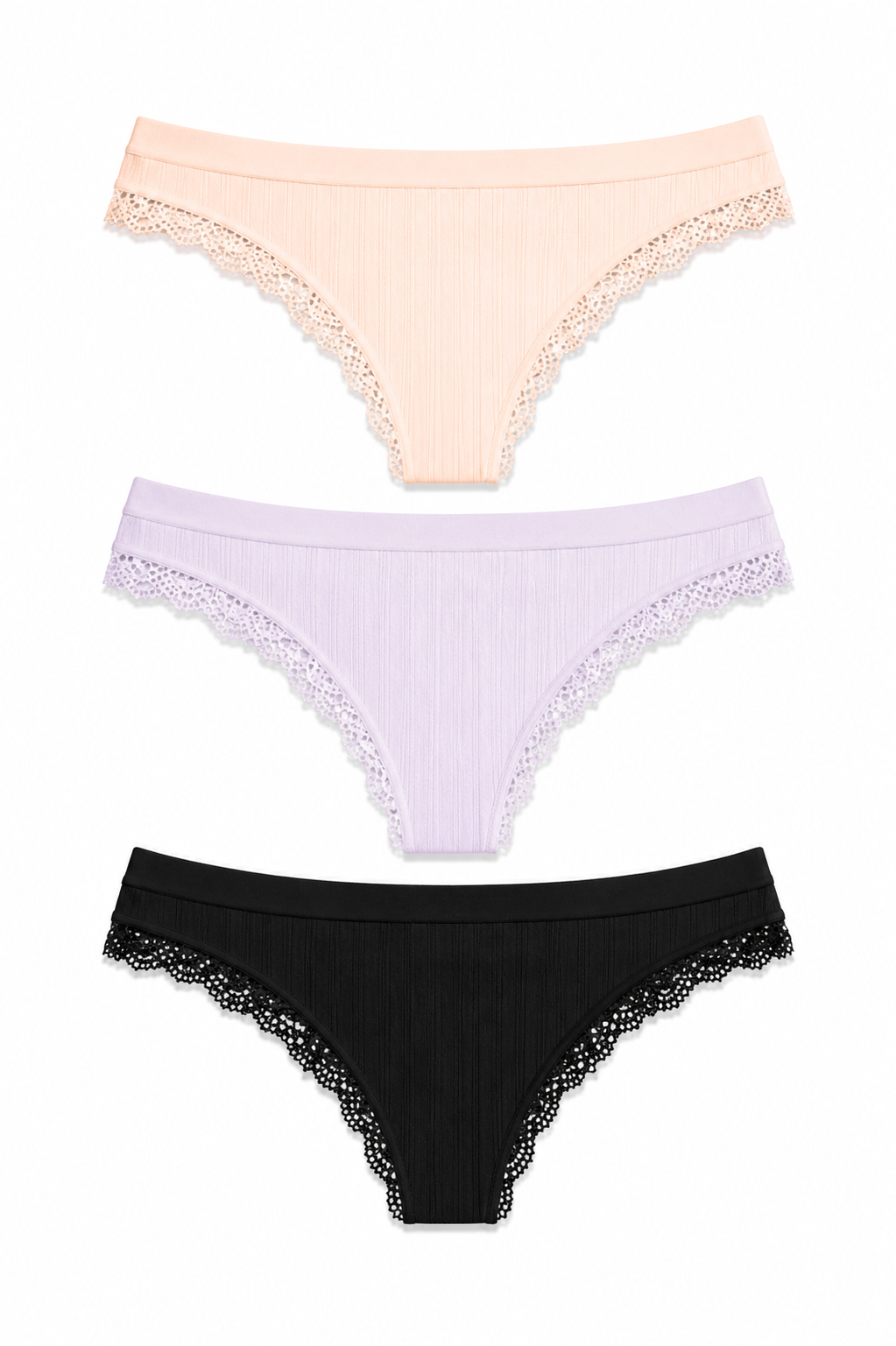 MJ100-061 Panty Algodon Paqx3