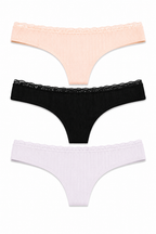 MJ100-062 Panty Algodon Paqx3 TS