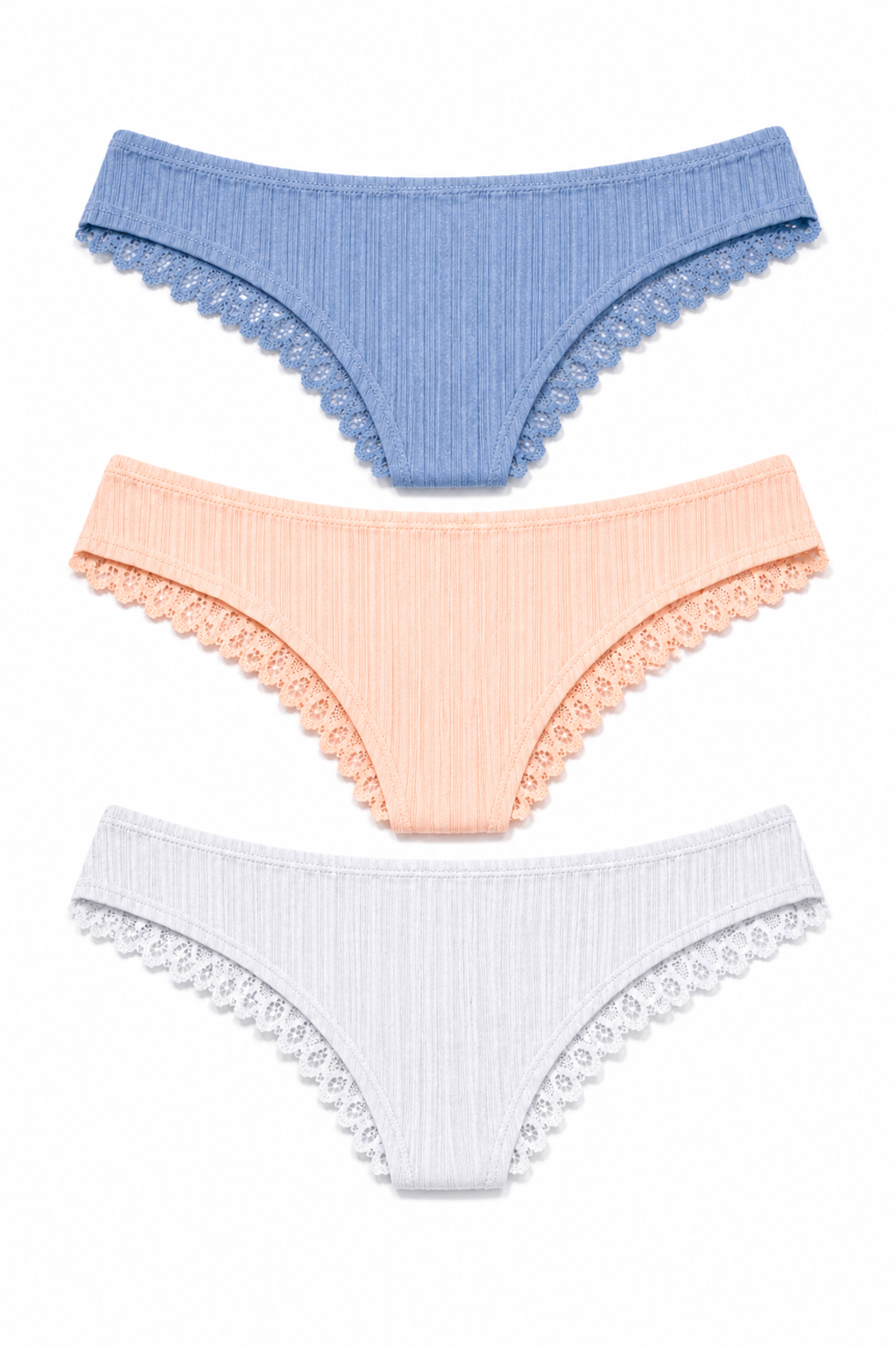 MJ100-063 Panty Algodon Paqx3