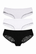 MJ100-066 Panty Algodon Paqx3