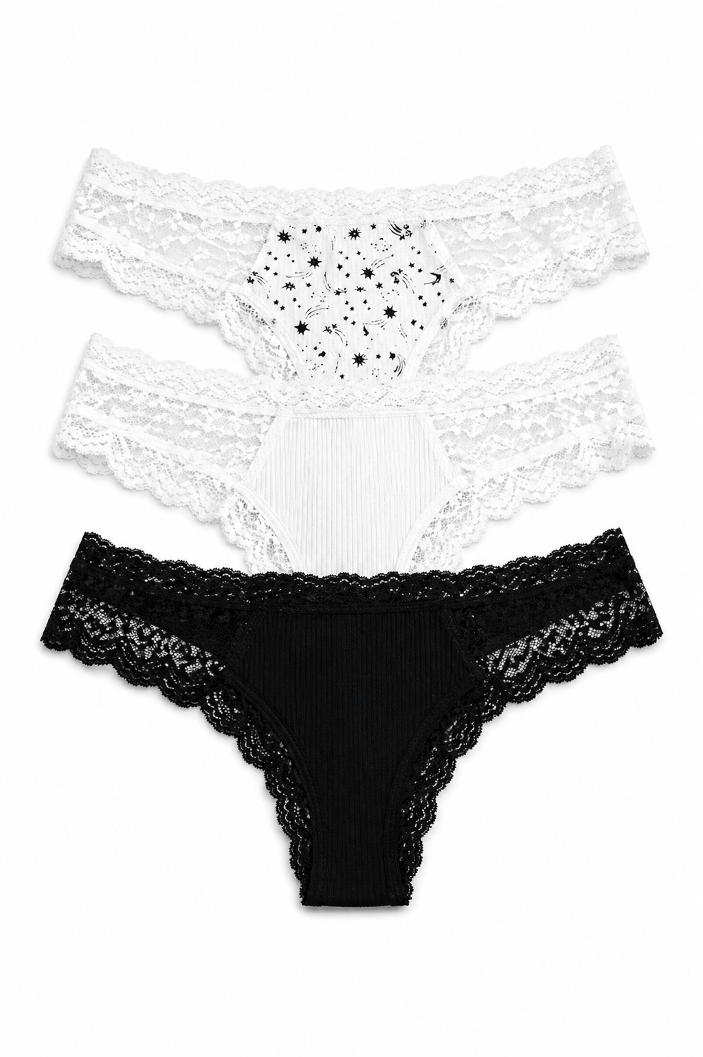 MJ100-068 Panty Algodon Paqx3