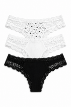 MJ100-068 Panty Algodon Paqx3