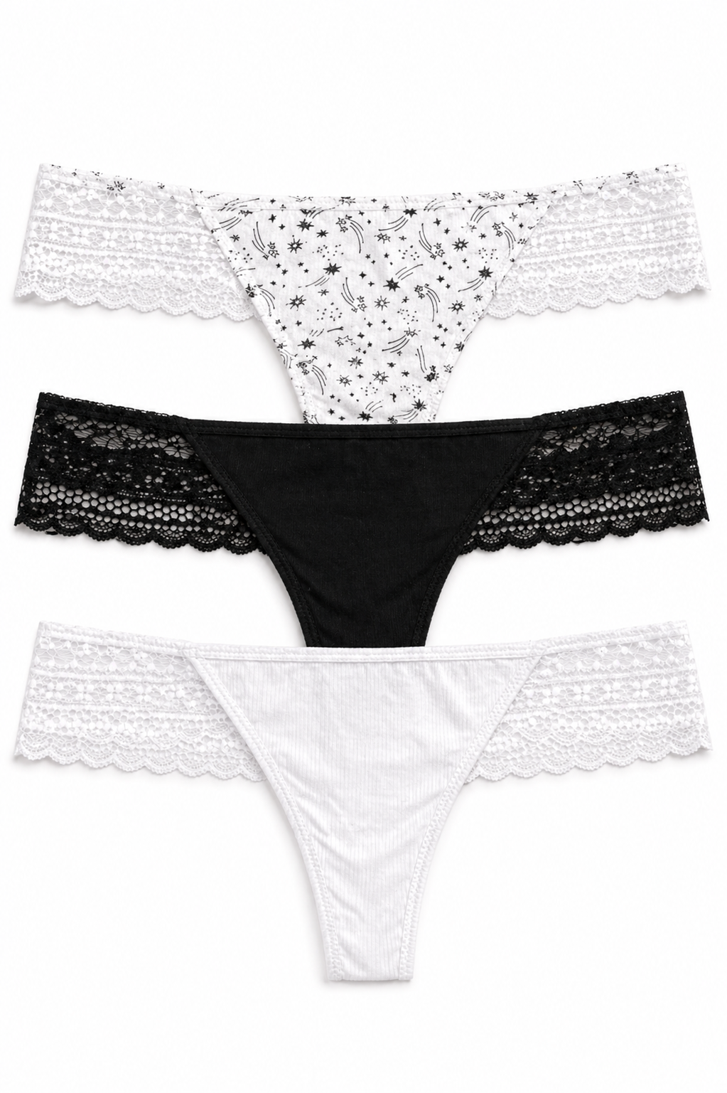 MJ100-072 Panty Algodon Paqx3