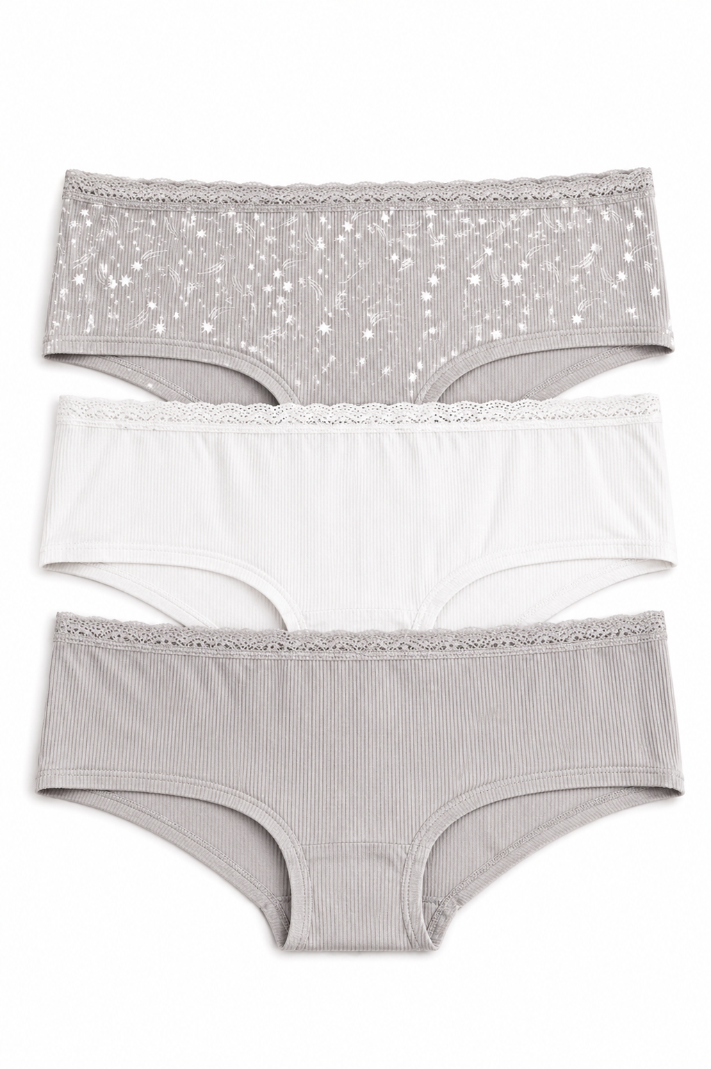 MJ100-073 Panty Algodon Paqx3