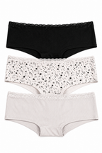 MJ100-073 Panty Algodon Paqx3