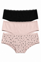 MJ100-073 Panty Algodon Paqx3