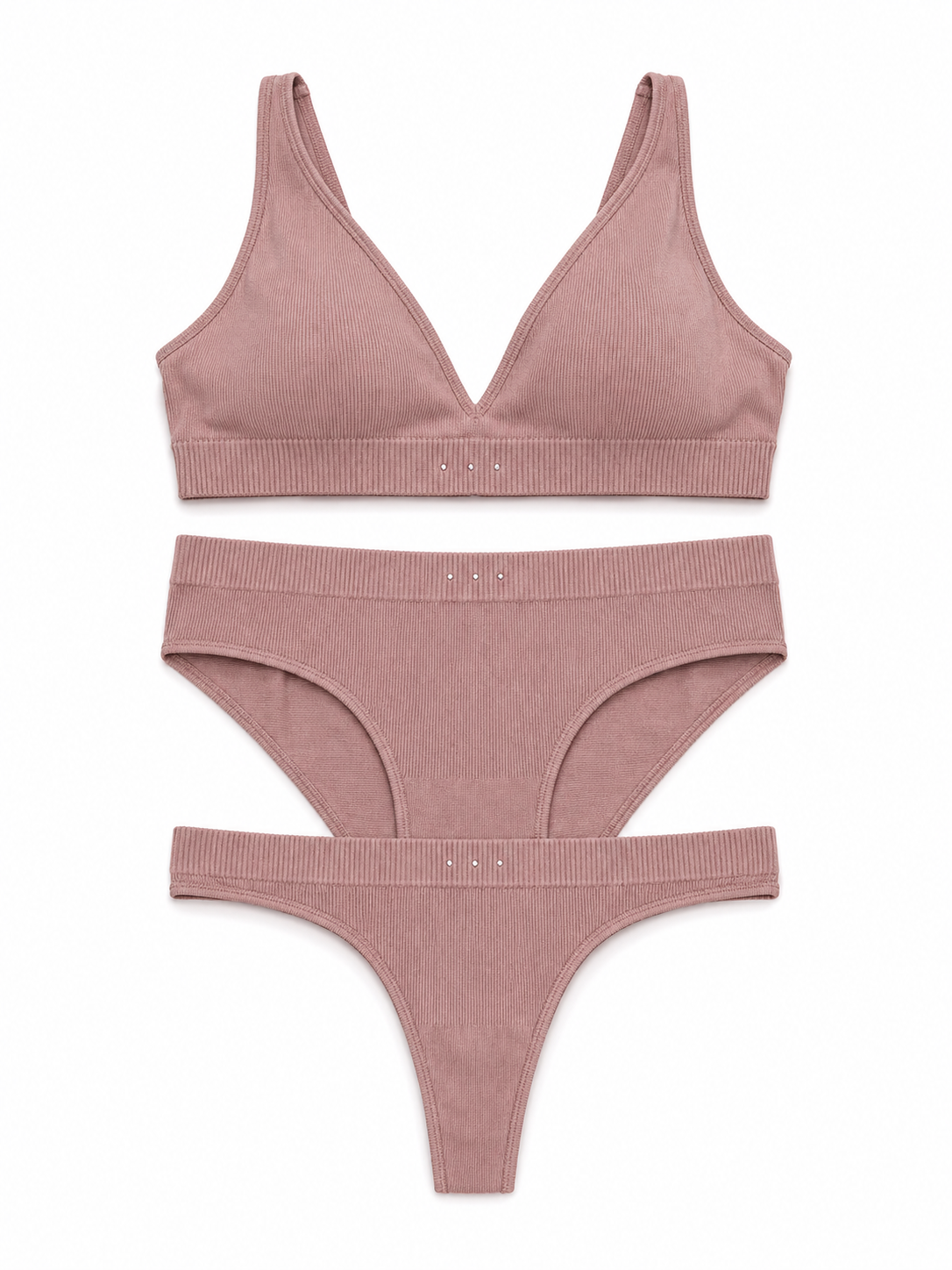 MJ219-001 CONJUNTO TRES PIEZAS SEAMLESS