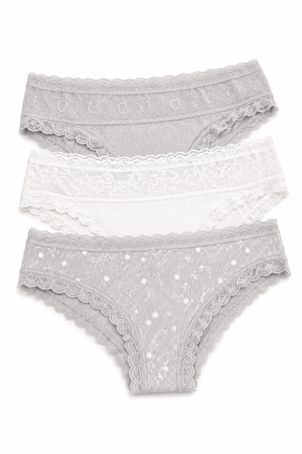 MJ100-069 Panty Algodon Paqx3