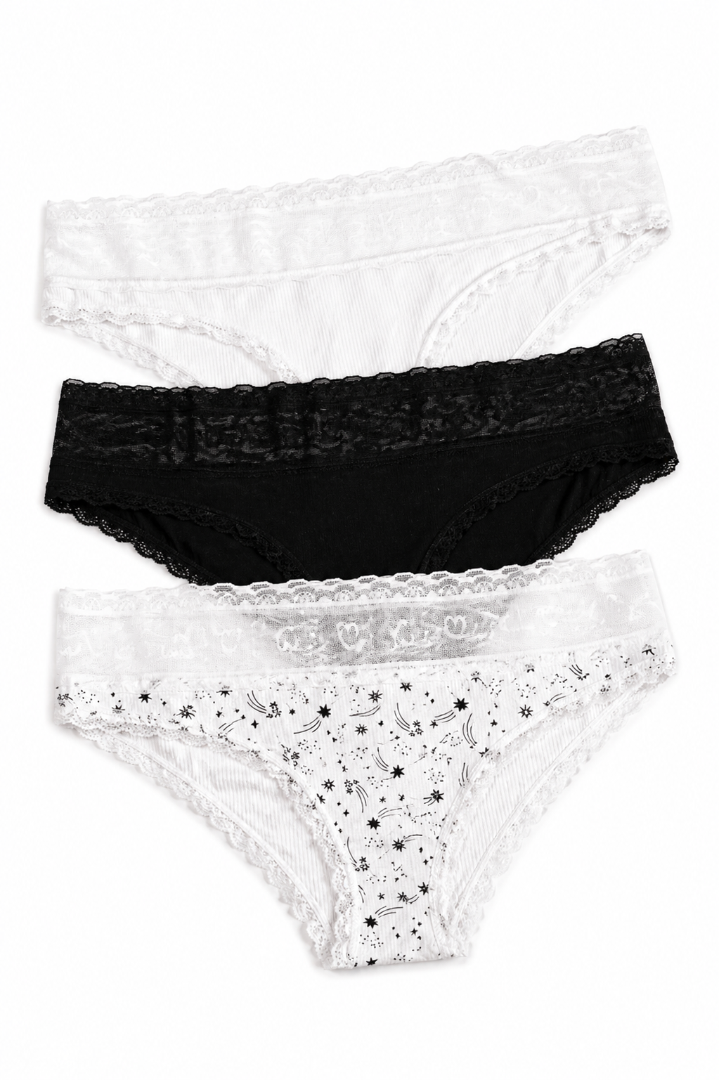 MJ100-069 Panty Algodon Paqx3