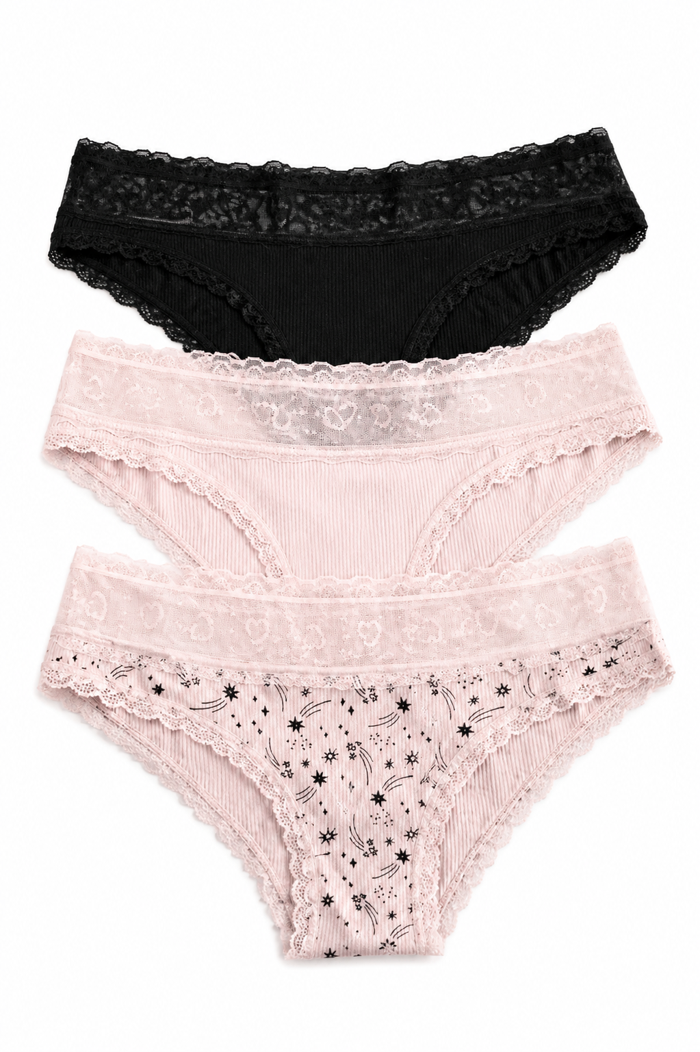 MJ100-069 Panty Algodon Paqx3