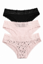 MJ100-069 Panty Algodon Paqx3