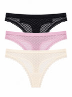 Em107-010 Panty Encaje Paqx3