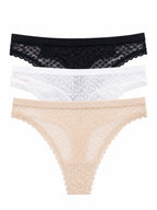 Em107-010 Panty Encaje Paqx3