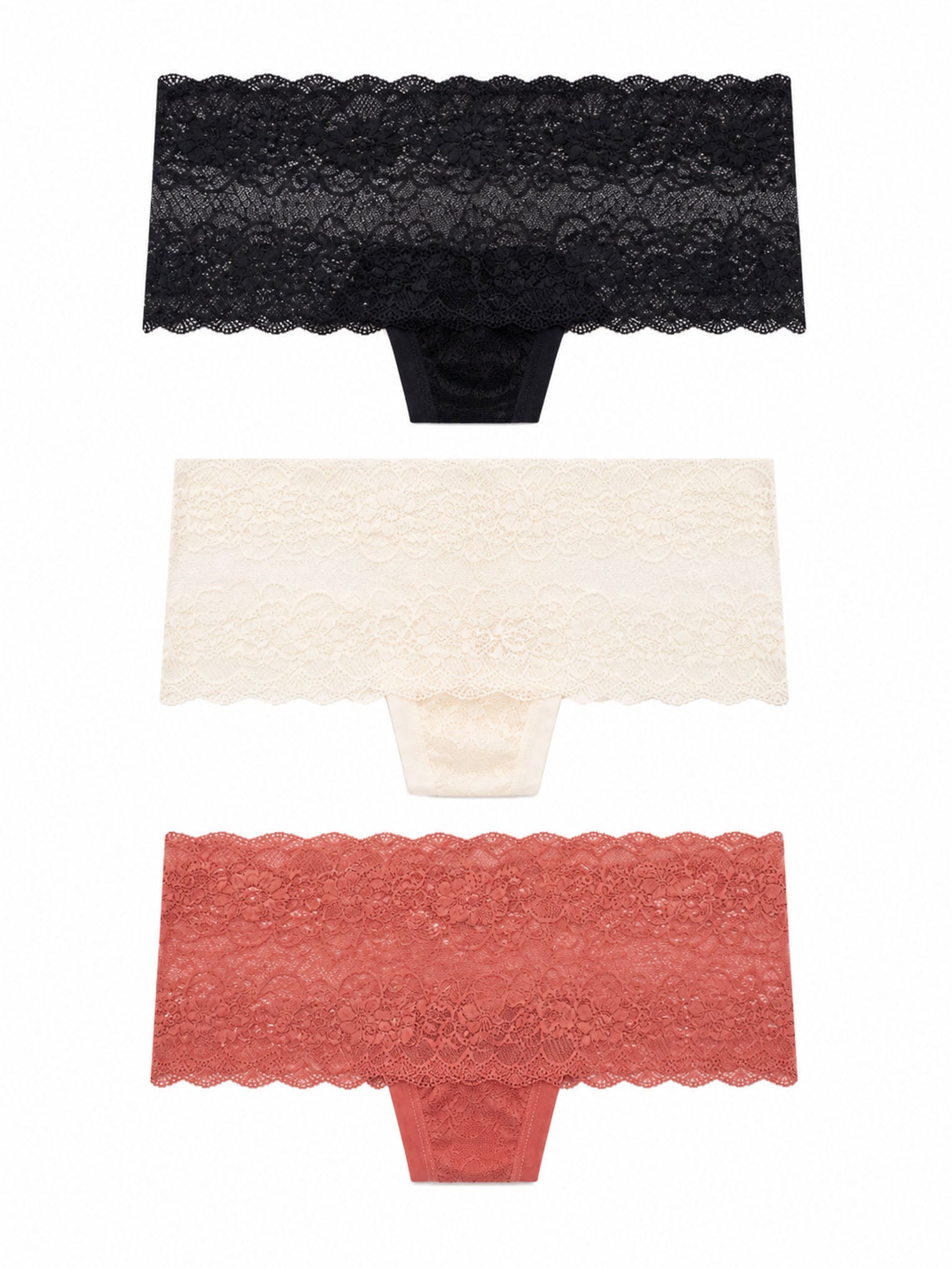 Em107-021 Panty Encaje Paqx3