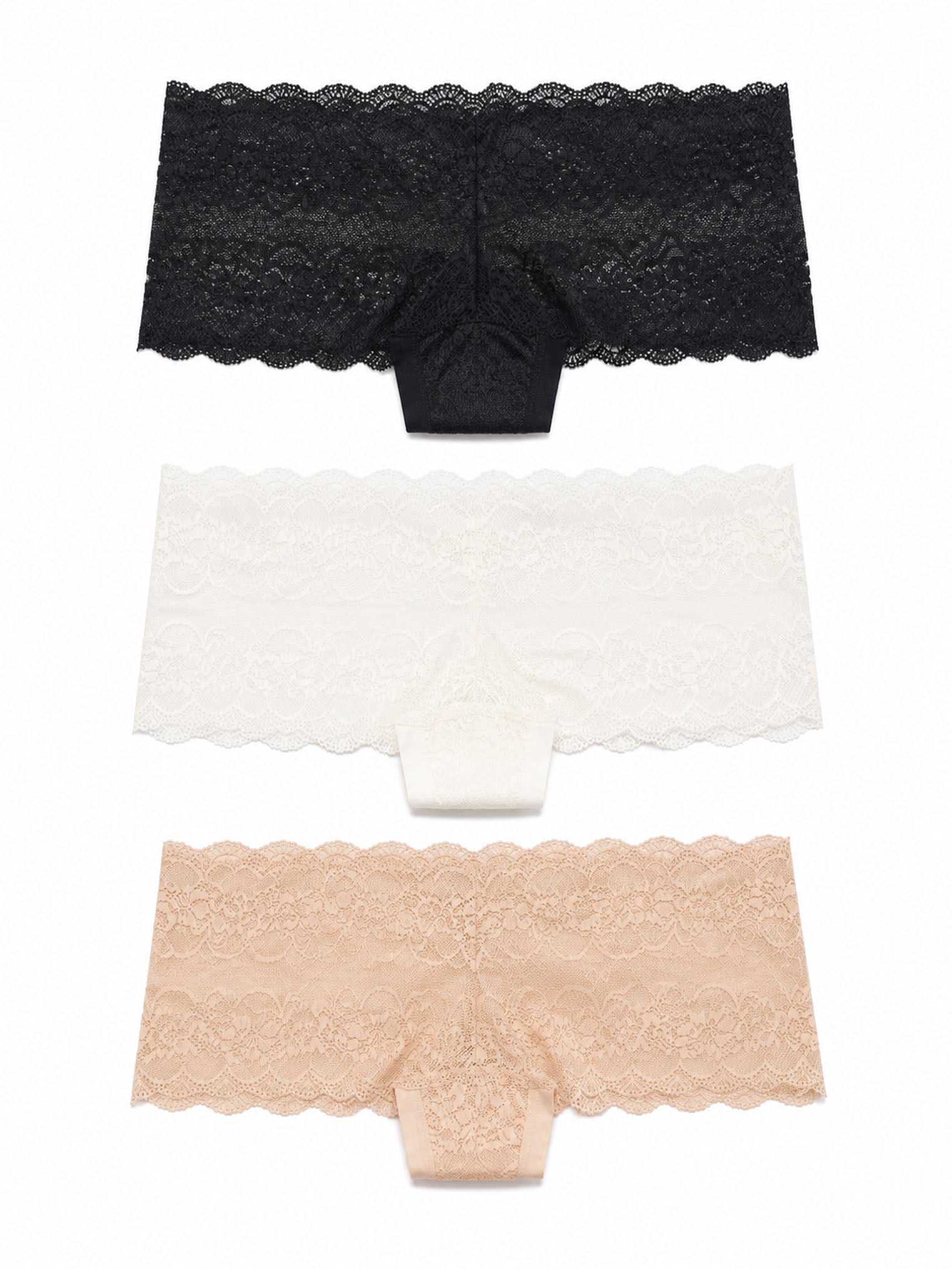 Em107-021 Panty Encaje Paqx3
