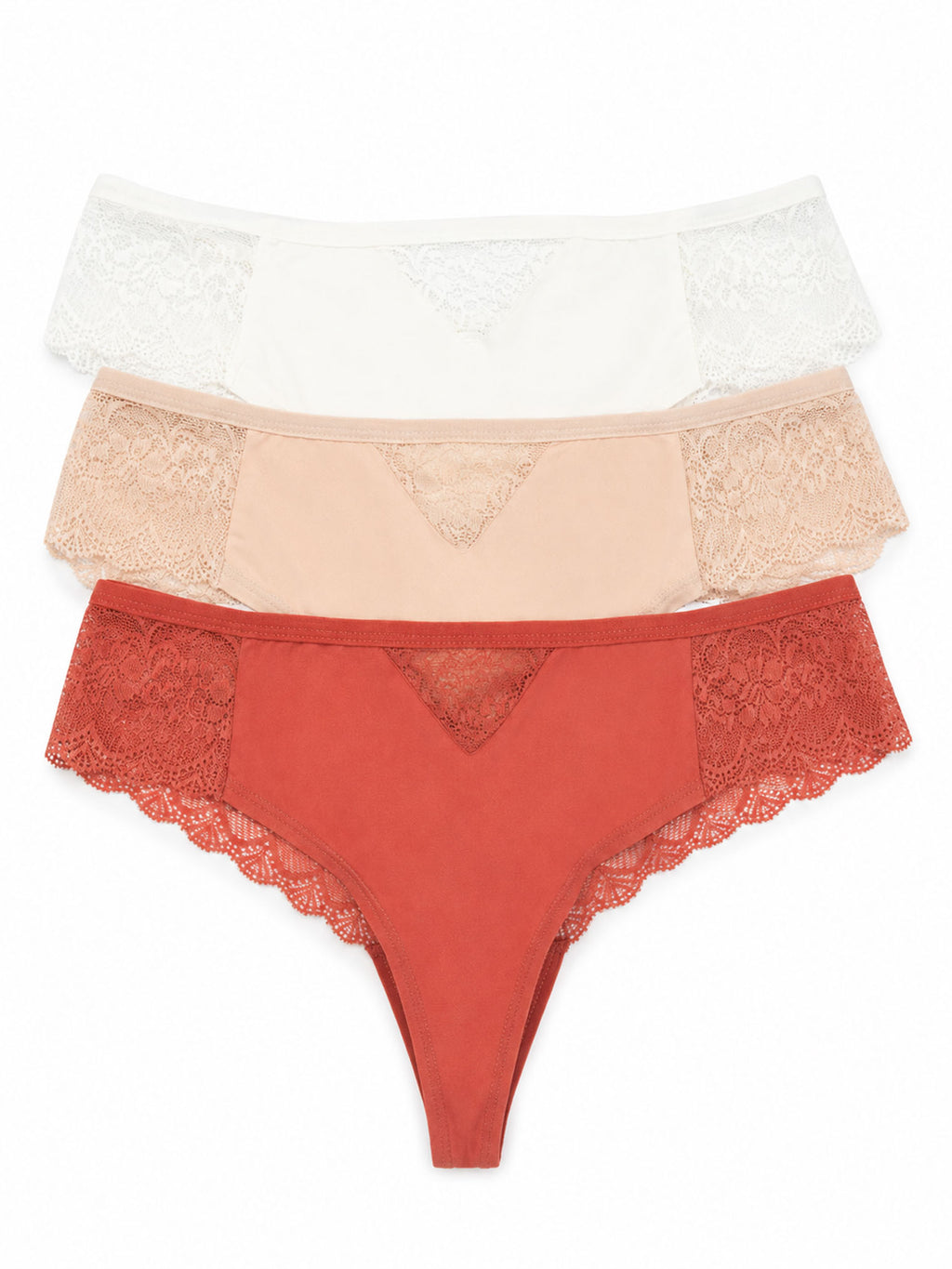 Em107-022 Panty Encaje Paqx3