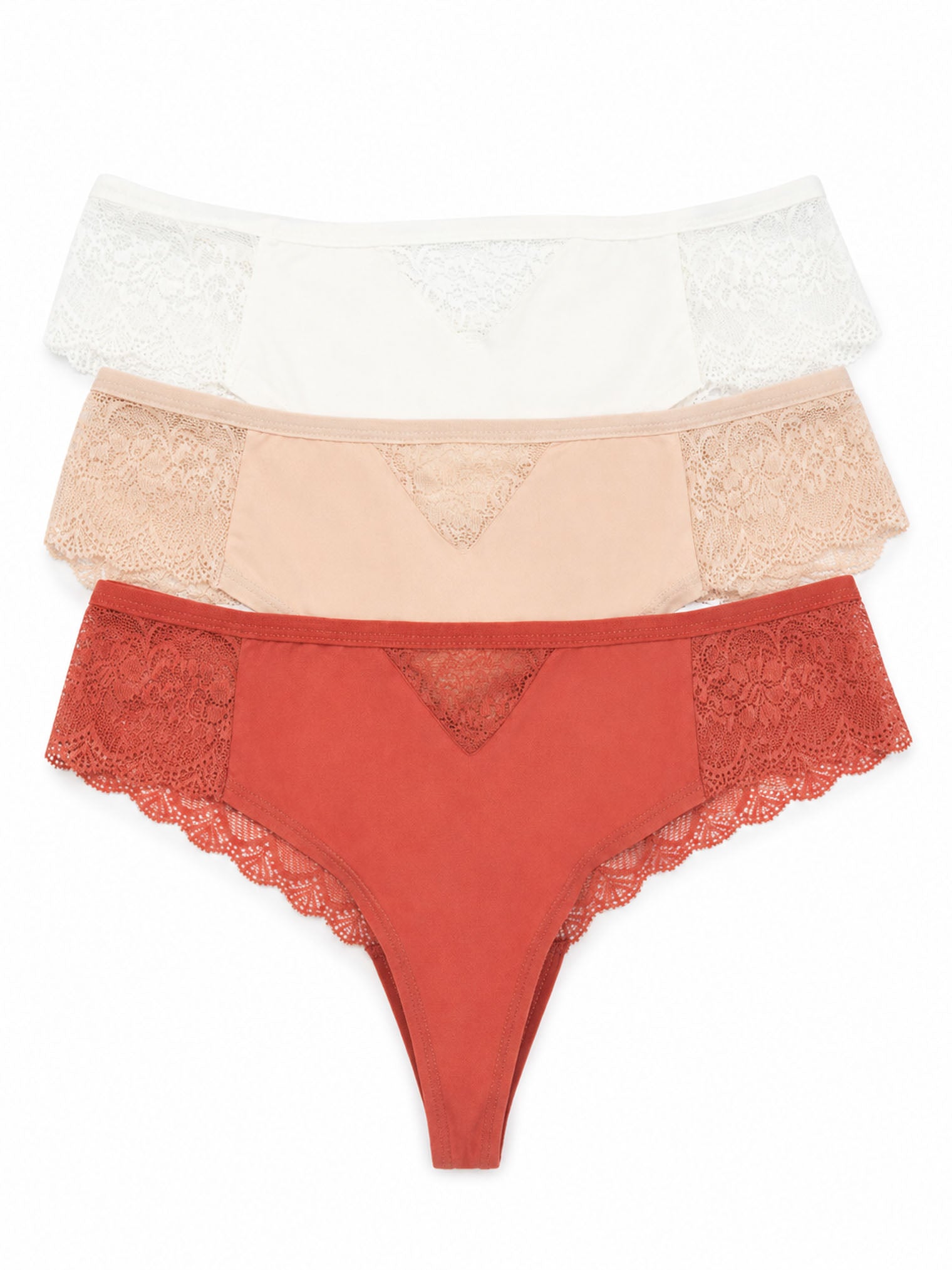 Em107-022 Panty Encaje Paqx3