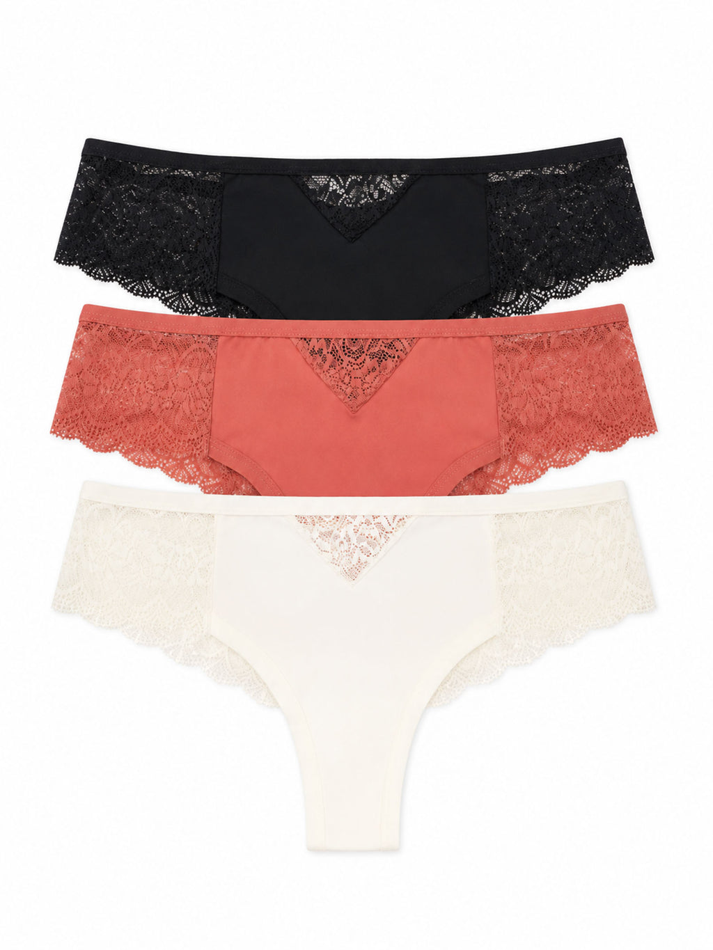 Em107-022 Panty Encaje Paqx3