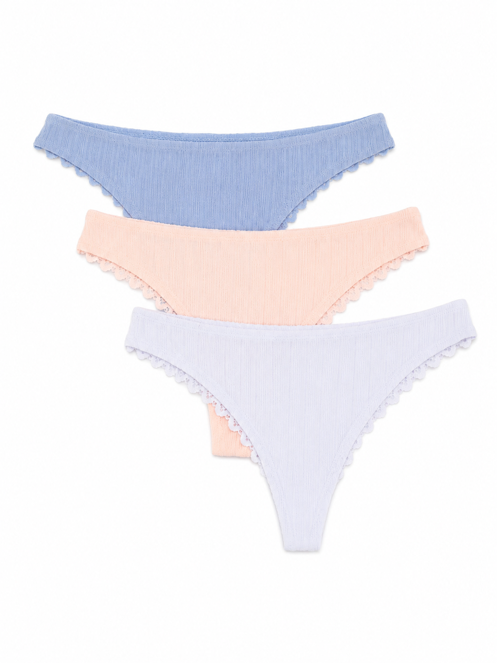 Mj100-063 Panty Algodon Paqx3