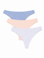 Mj100-063 Panty Algodon Paqx3