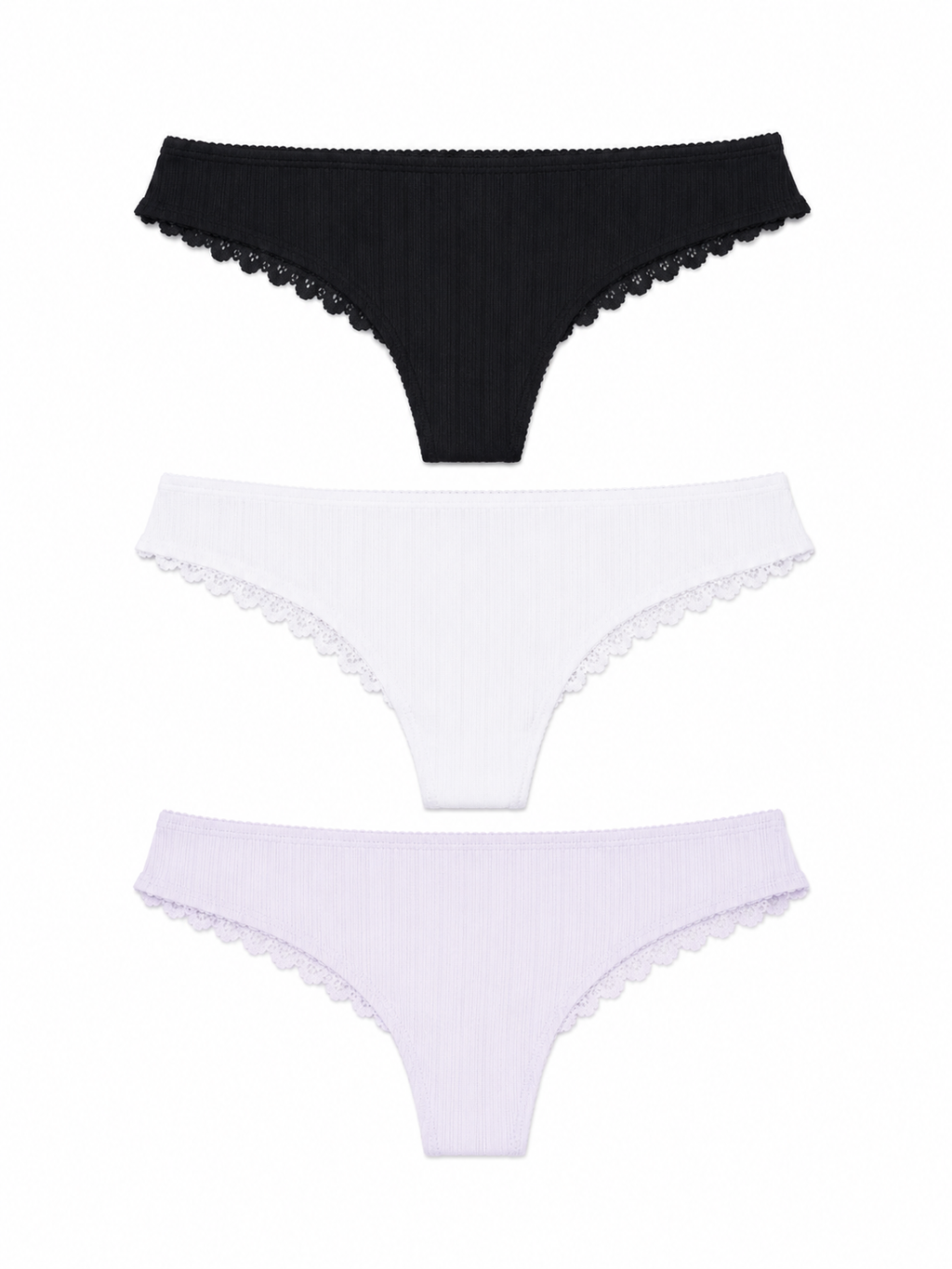 Mj100-063 Panty Algodon Paqx3