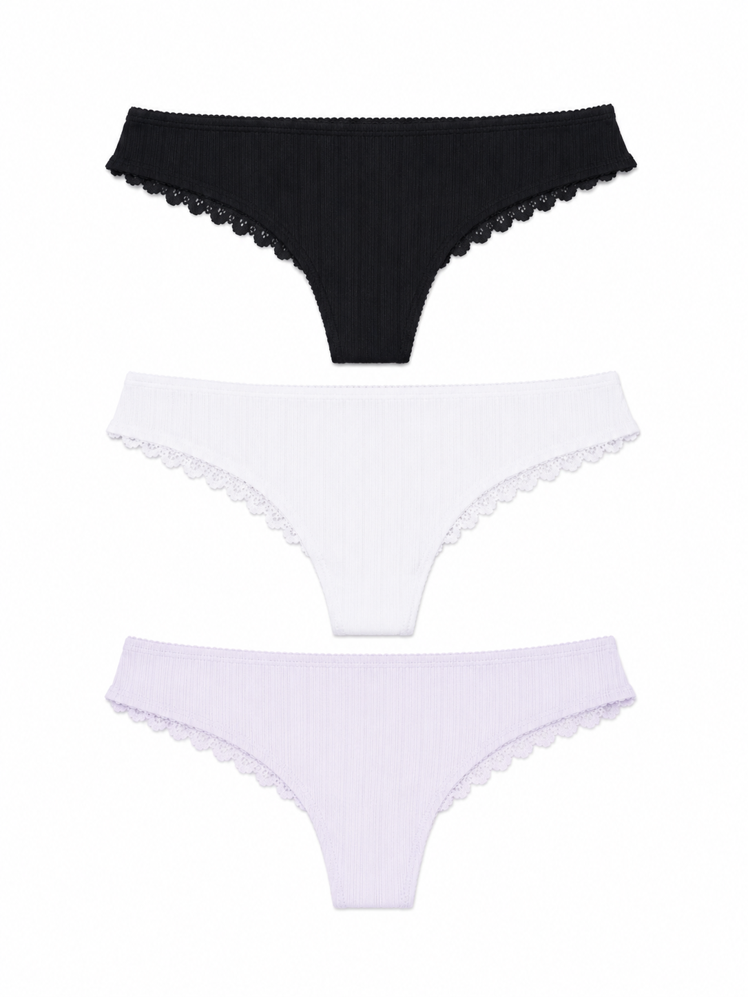 Mj100-063 Panty Algodon Paqx3
