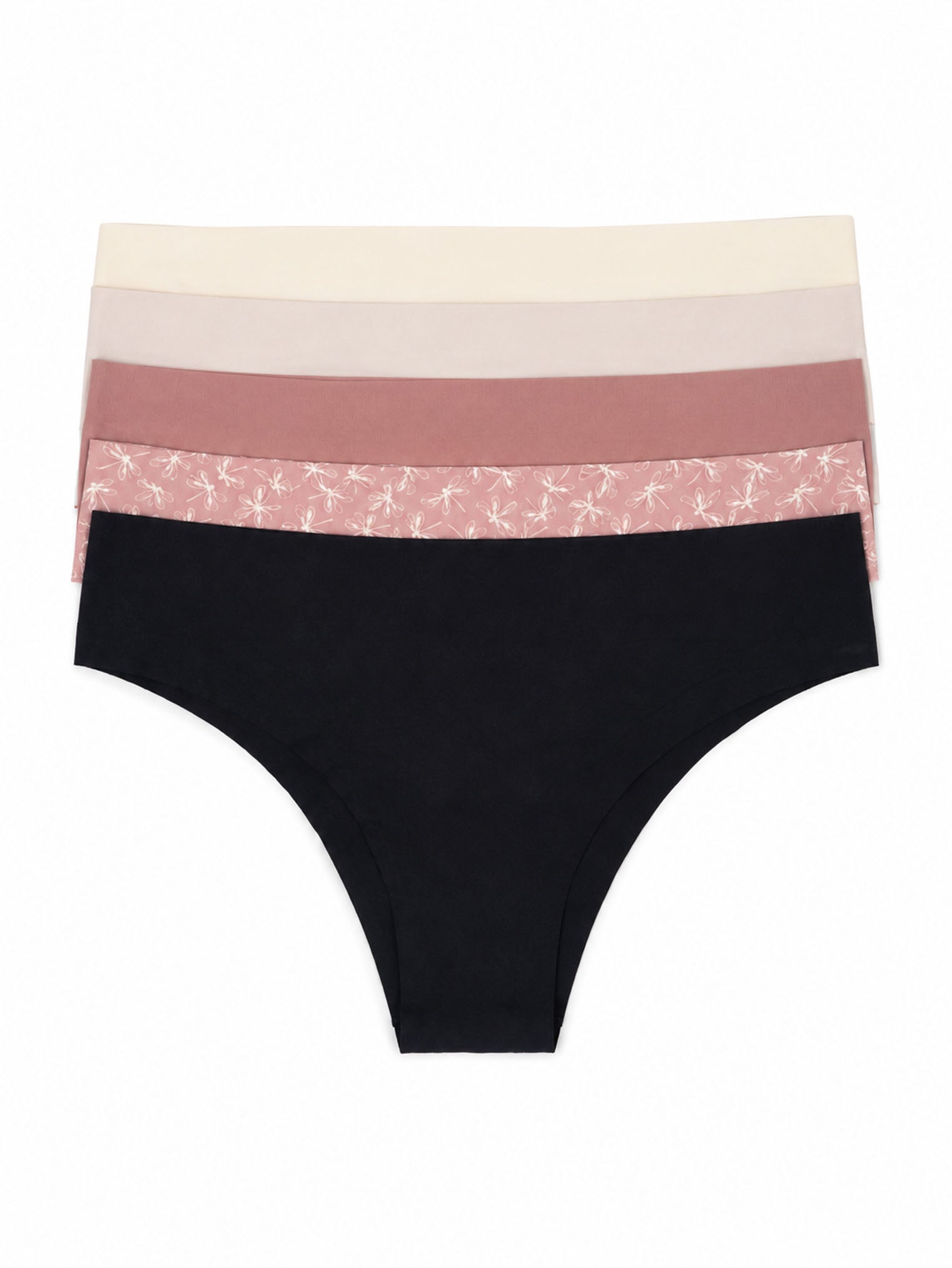 Mj258-002 Panty Corte Laser Semanario Paqx5