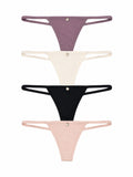 Mj273-010 Panty Microfibra Paqx4